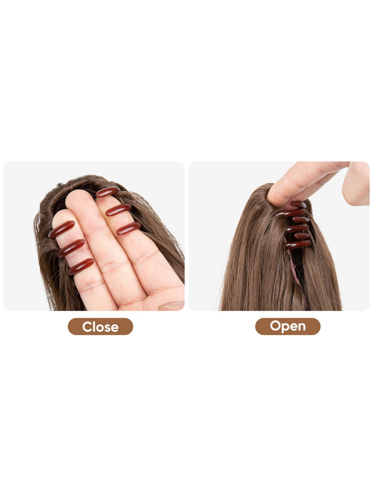 Big Wavy Ponytail Hair Extension Wig