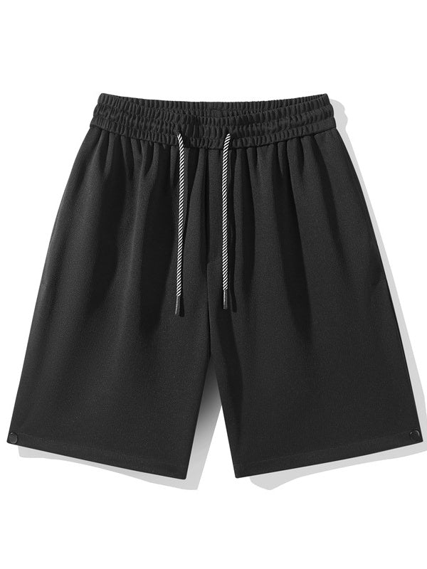 Side Slit Printed Five Points Shorts