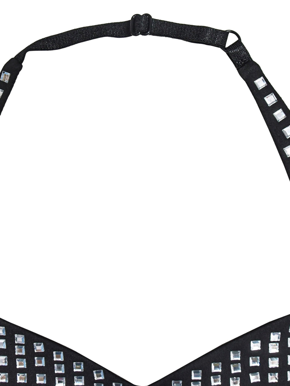 Neckband Rhinestone-studded Slim-fit Hip Wrap Sparkling Party Party Mini&Short Dresses