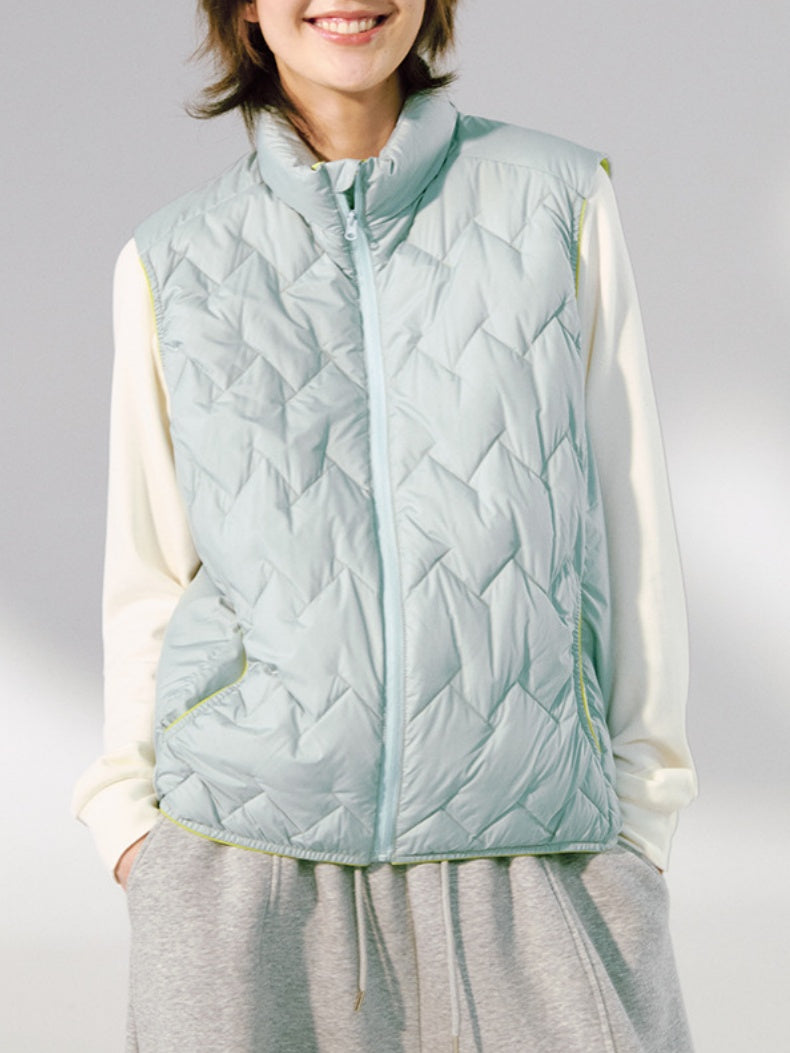 Dandelion Lightweight Storage 90 Velvet Keep Warm Vest Jacket Down Vest