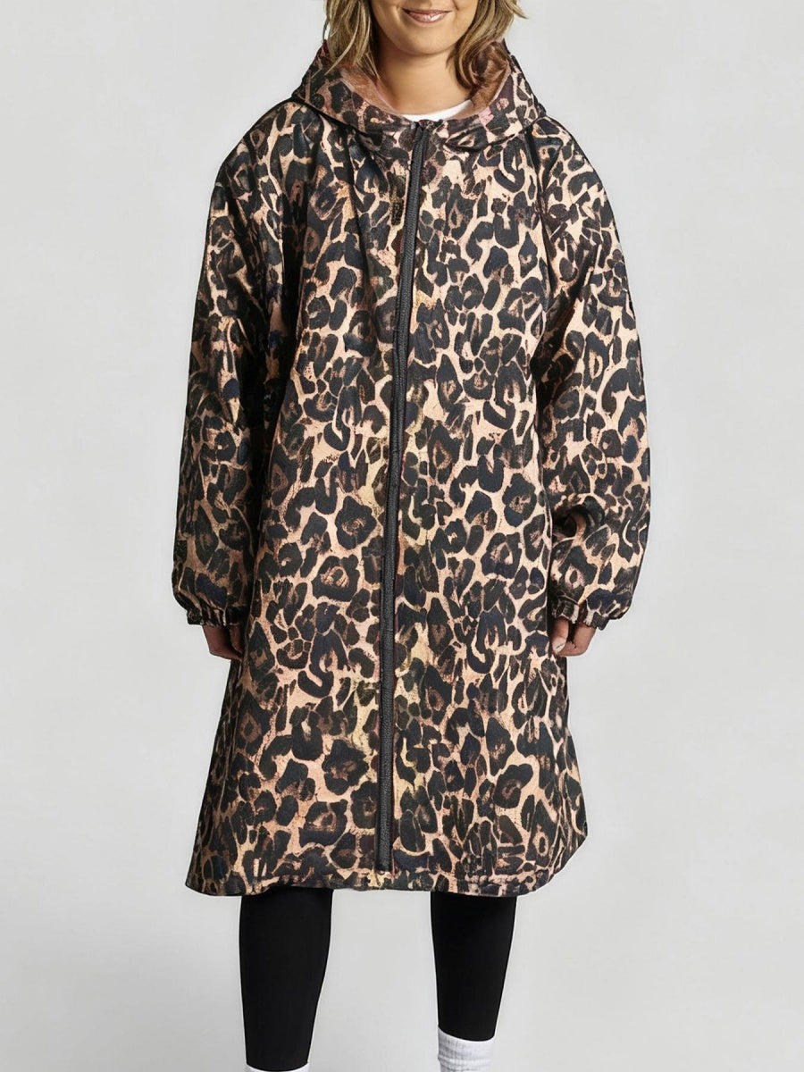 Raincoat-style Pockets Water Proof Light Drawstring Windproof Raincoat Outdoor Windbreaker