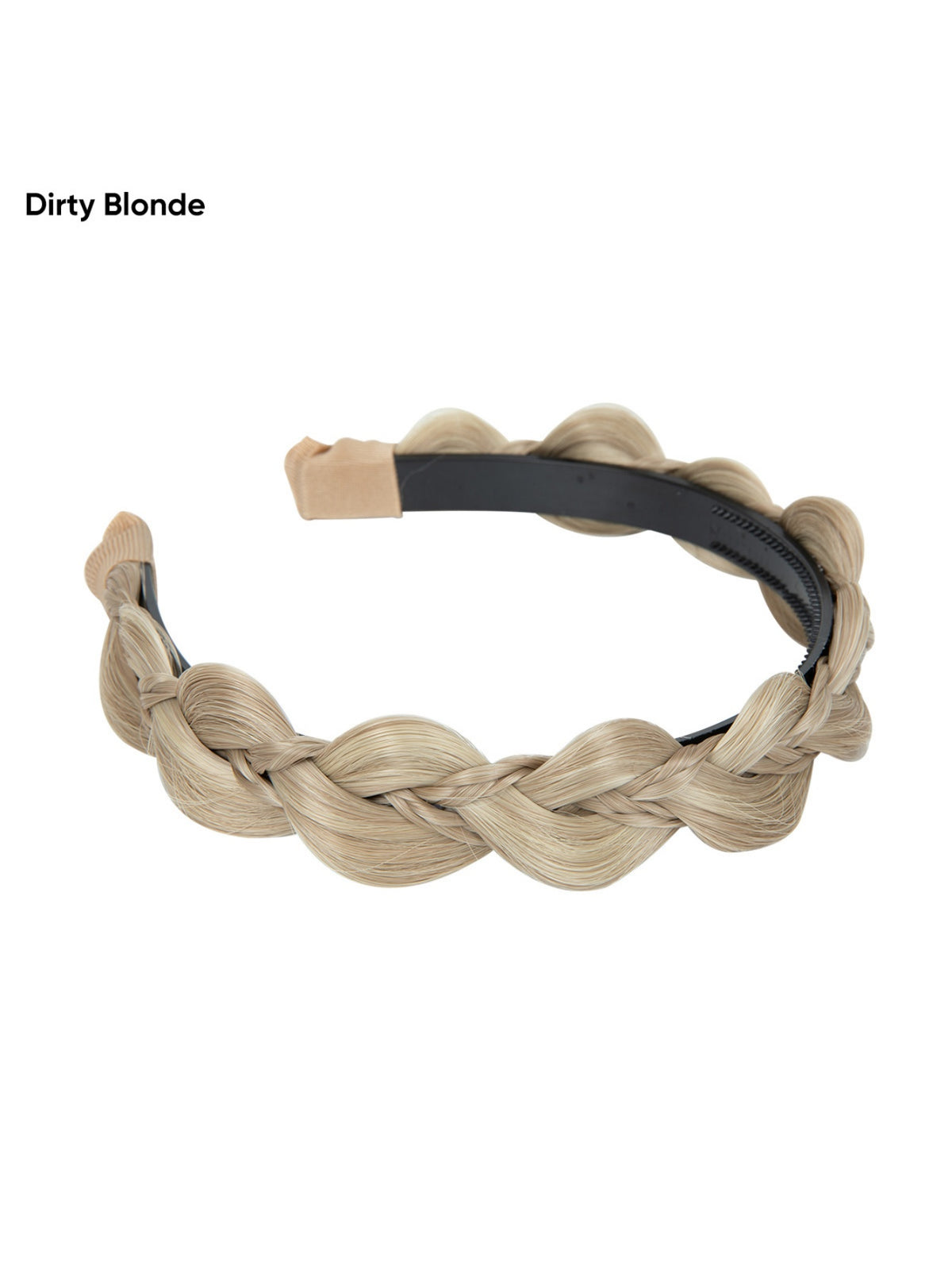 Braided Headband, Wide-brimmed Three-strand Sandwich Wig