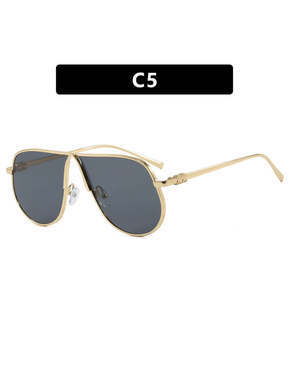 Full-rimmed Aviator Sunglasses