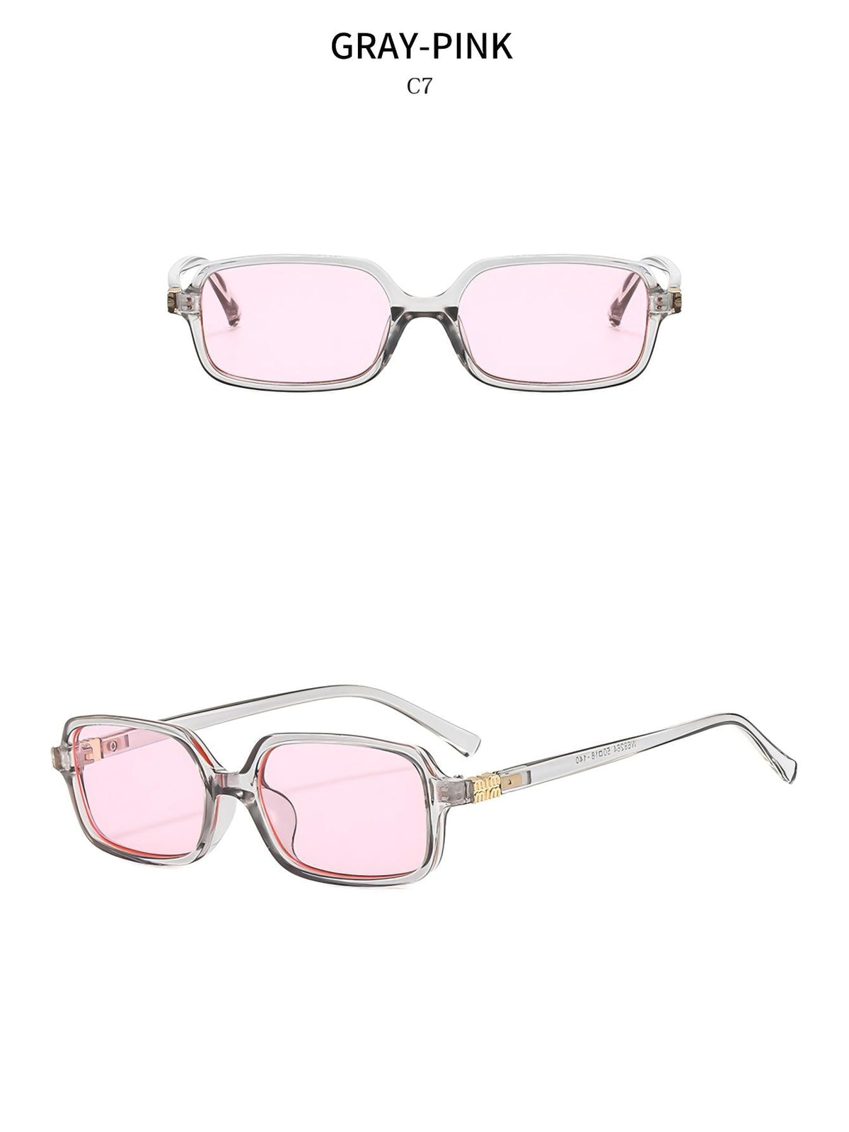Kleine quadratische Sonnenbrille