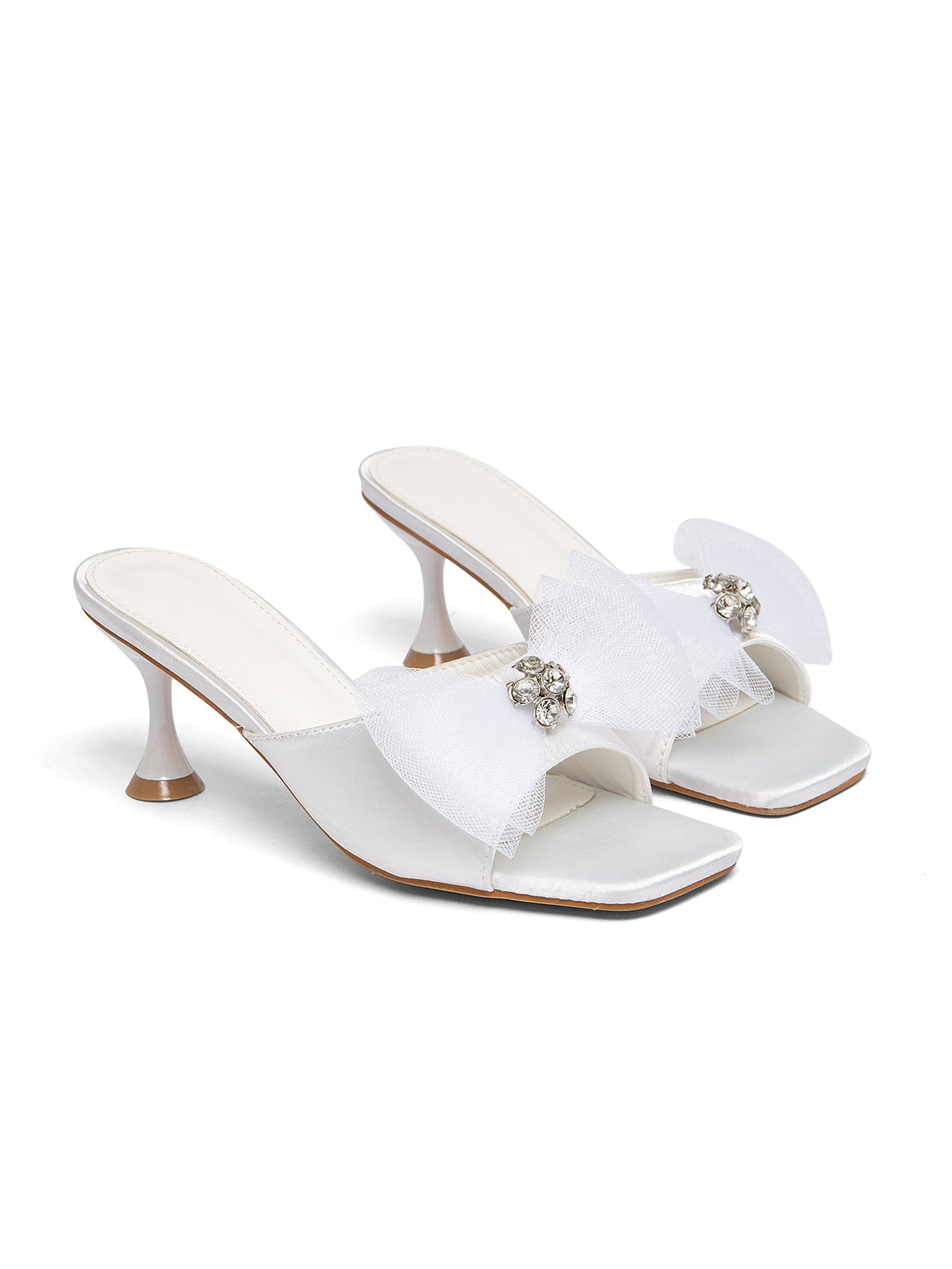 Bow-tie Women's High-heeled Sandals