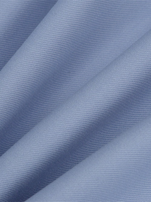 Patchwork Striped Shirt with Shawl Accent