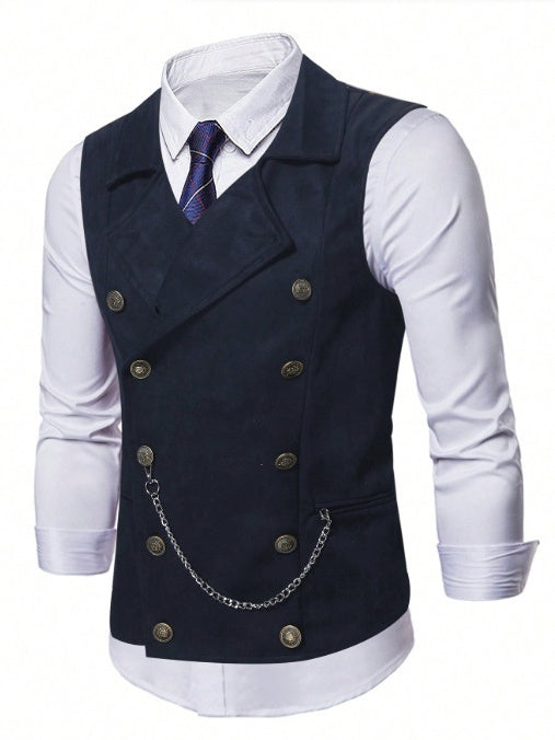 Slim-fit Business Suit Vests
