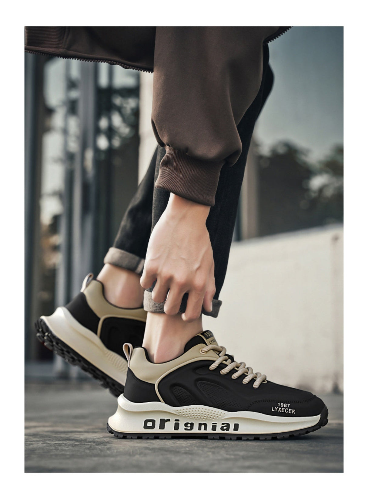 Liber Four Seasons Thick-soled Men's Casual Sports Shoes