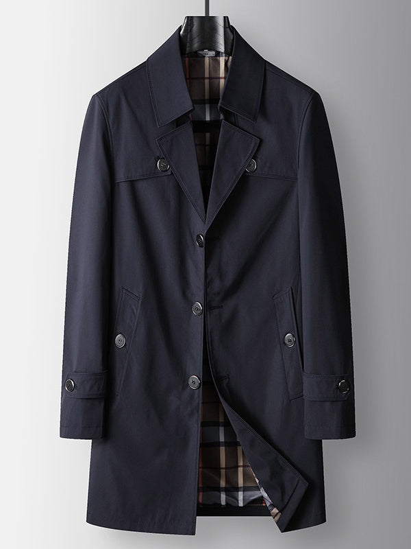 Longline Business Non-iron Leisure Trench Coats