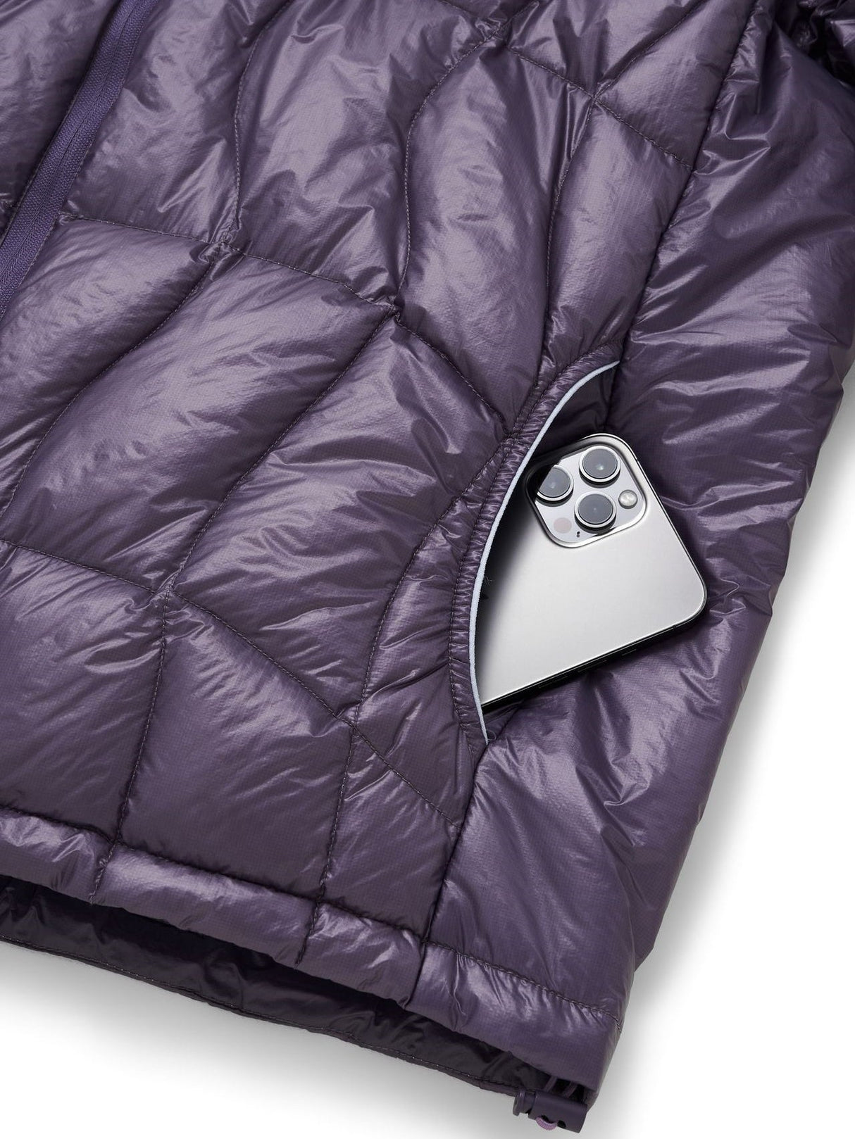 Dandelion Lightweight Stand Collar 90 Velvet Storage Down Jacket