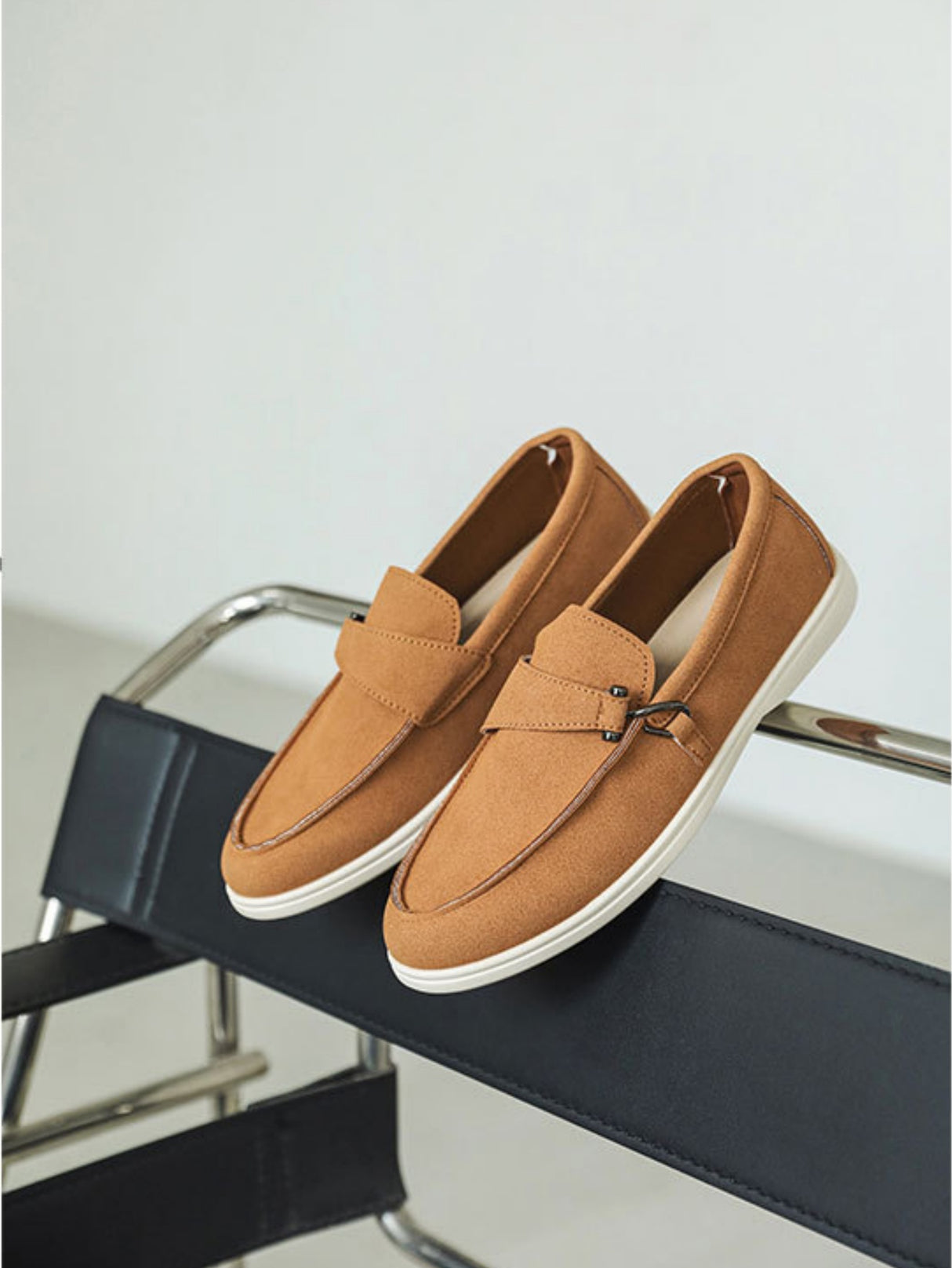 Suede Slip-on Loafers