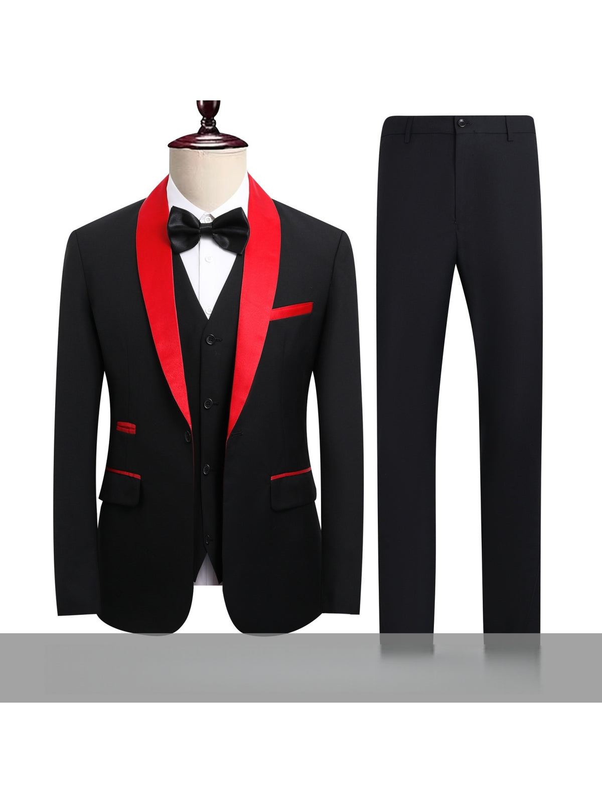 Business Leisure Suit Slim-fit Set 3-piece Sets