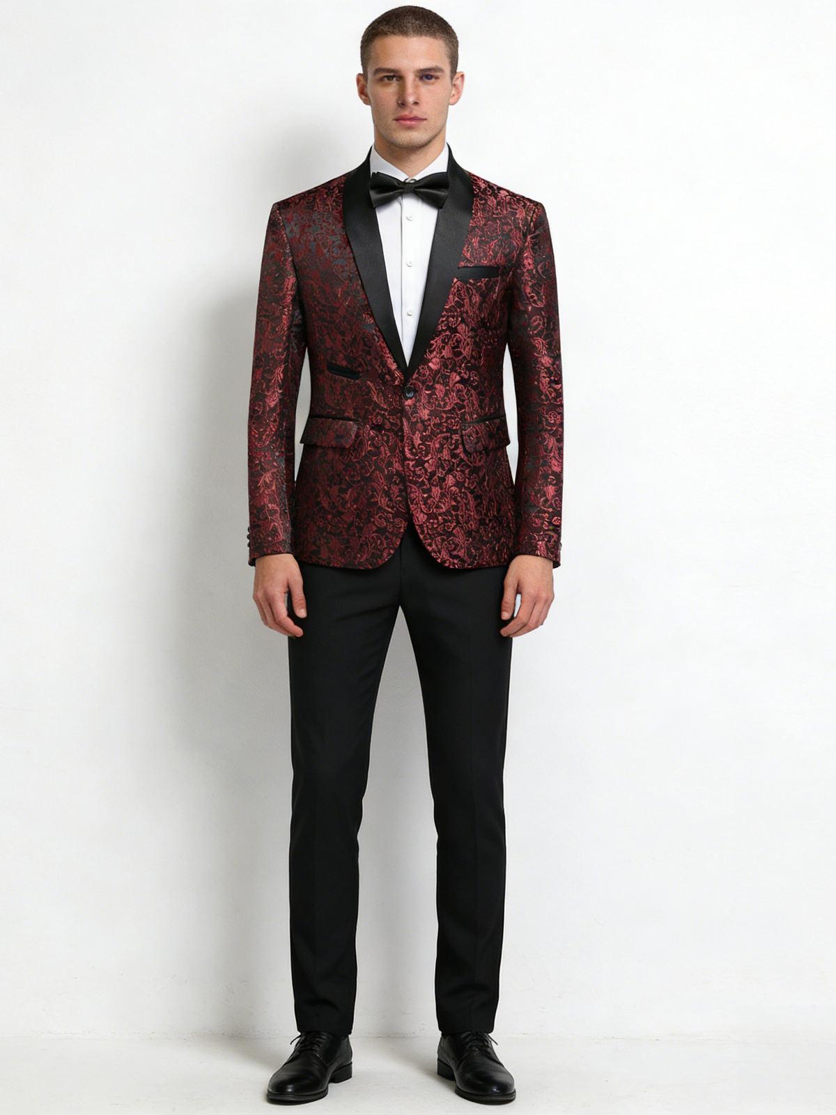 Leisure Jacquard Suit Set 2-piece Sets