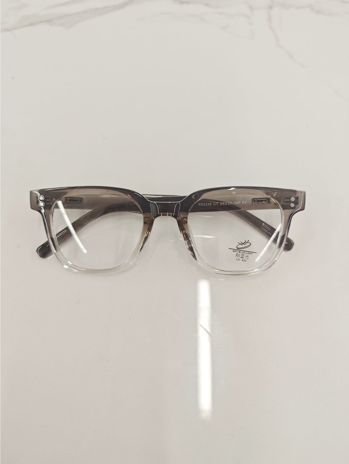 Semi-transparent Prescription Glasses