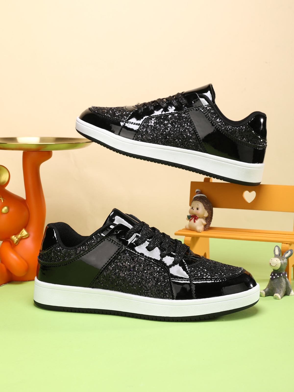 Sequined Women's Sneakers