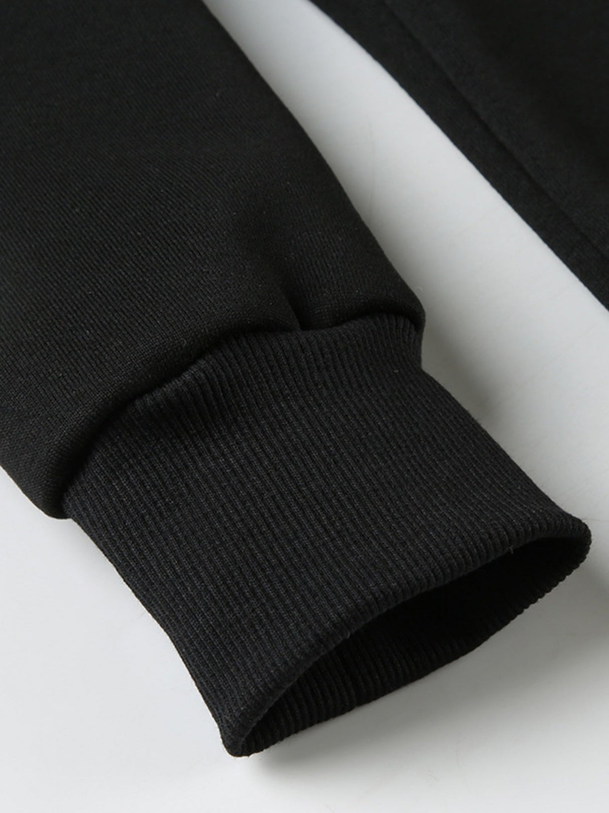 Fleece-lined For Warmth Double-ended Zipper Plush Patchwork Hoodies Jackets