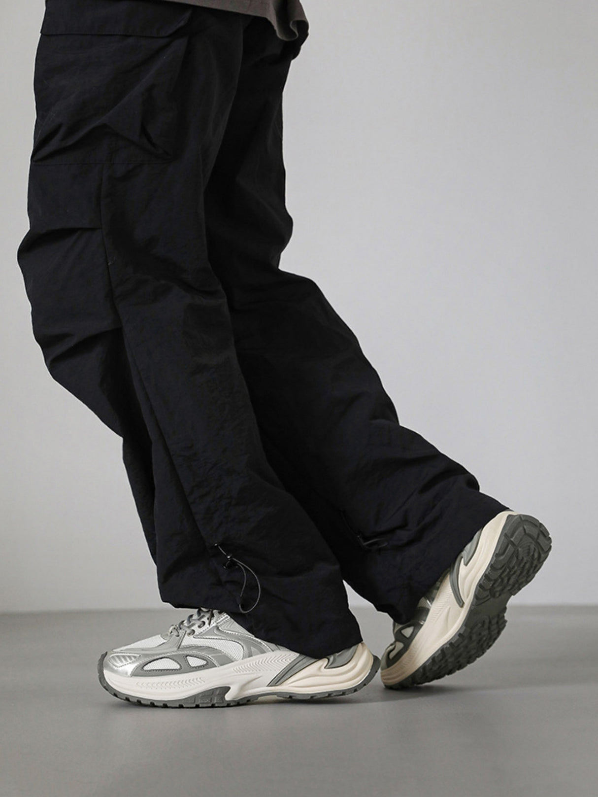 Color-blocked Platform Sneakers