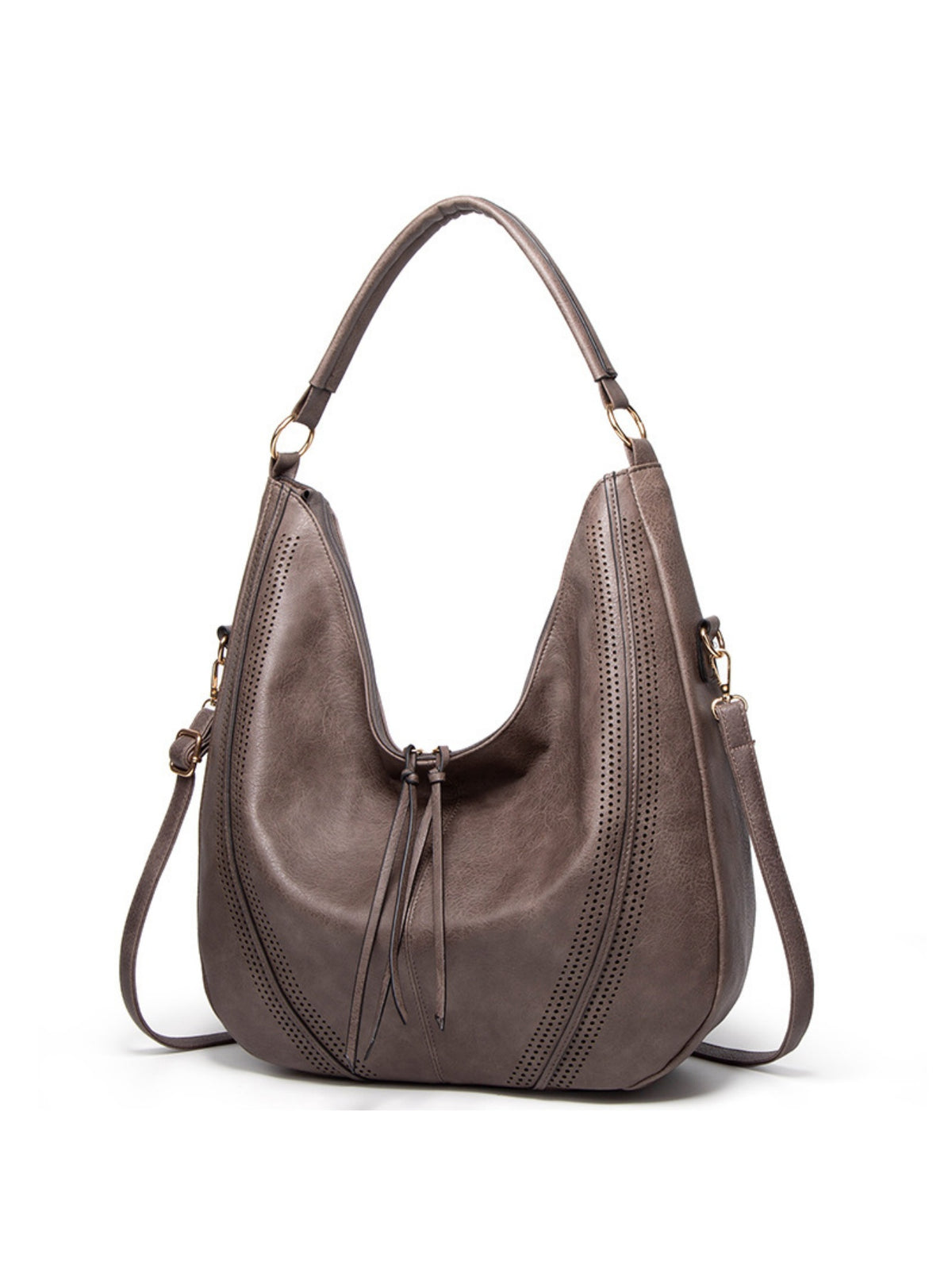 Tassel Openwork Shoulder Bag