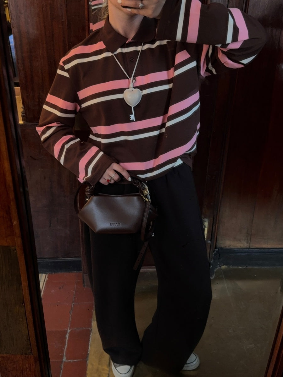 Liber Autumn Women's Stripes Polo T-shirts