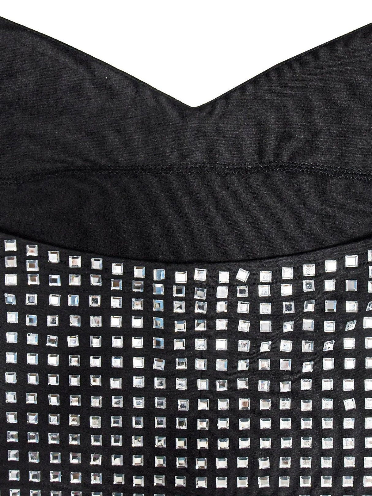 Neckband Rhinestone-studded Slim-fit Hip Wrap Sparkling Party Party Mini&Short Dresses