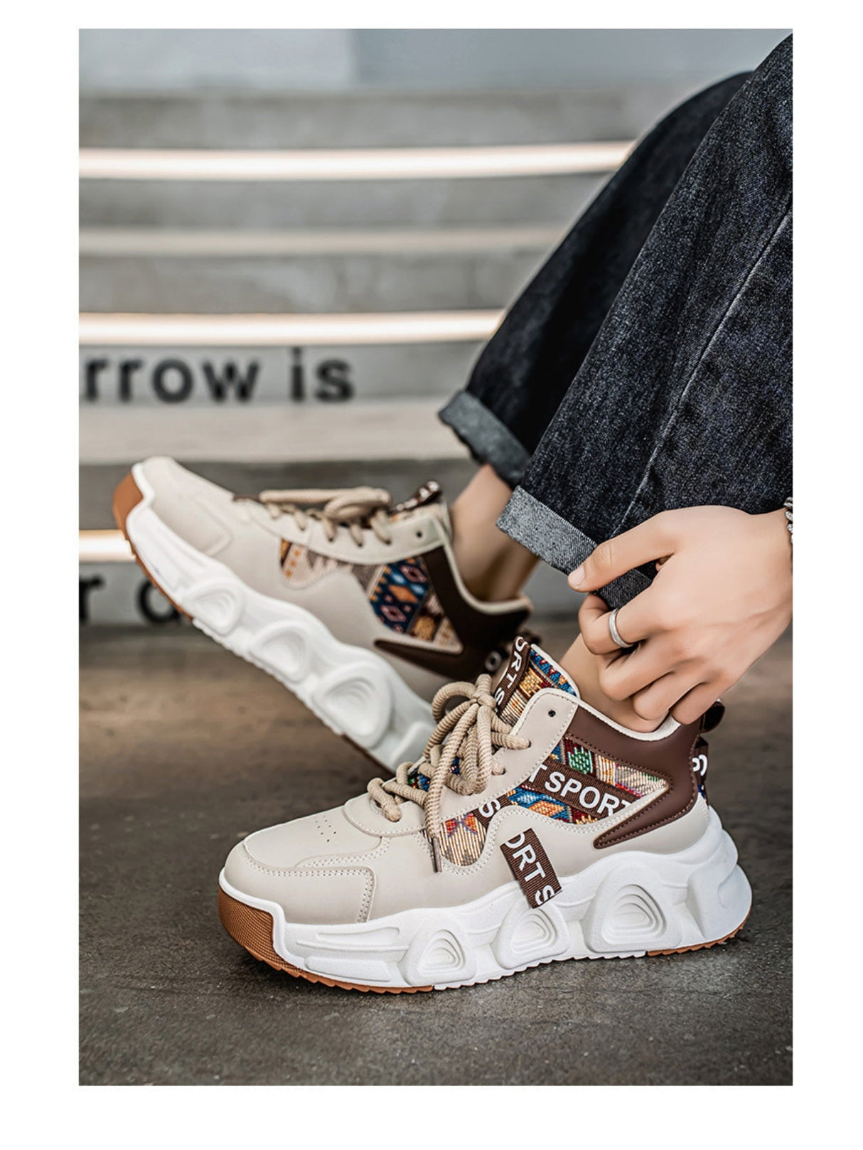 Liber Four Seasons Floral Men's Casual Sports Shoes