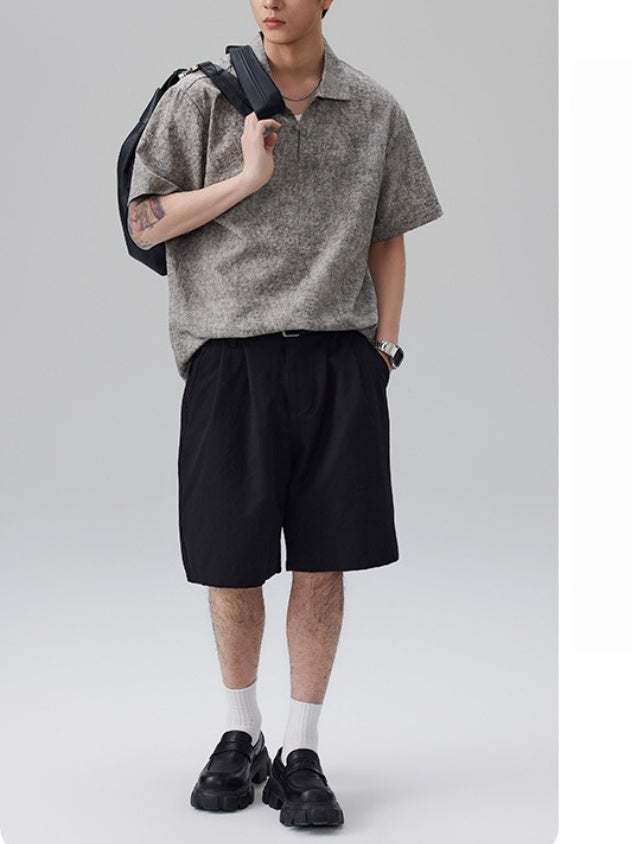 Leisure Loose-fit Retro Polo Shirts