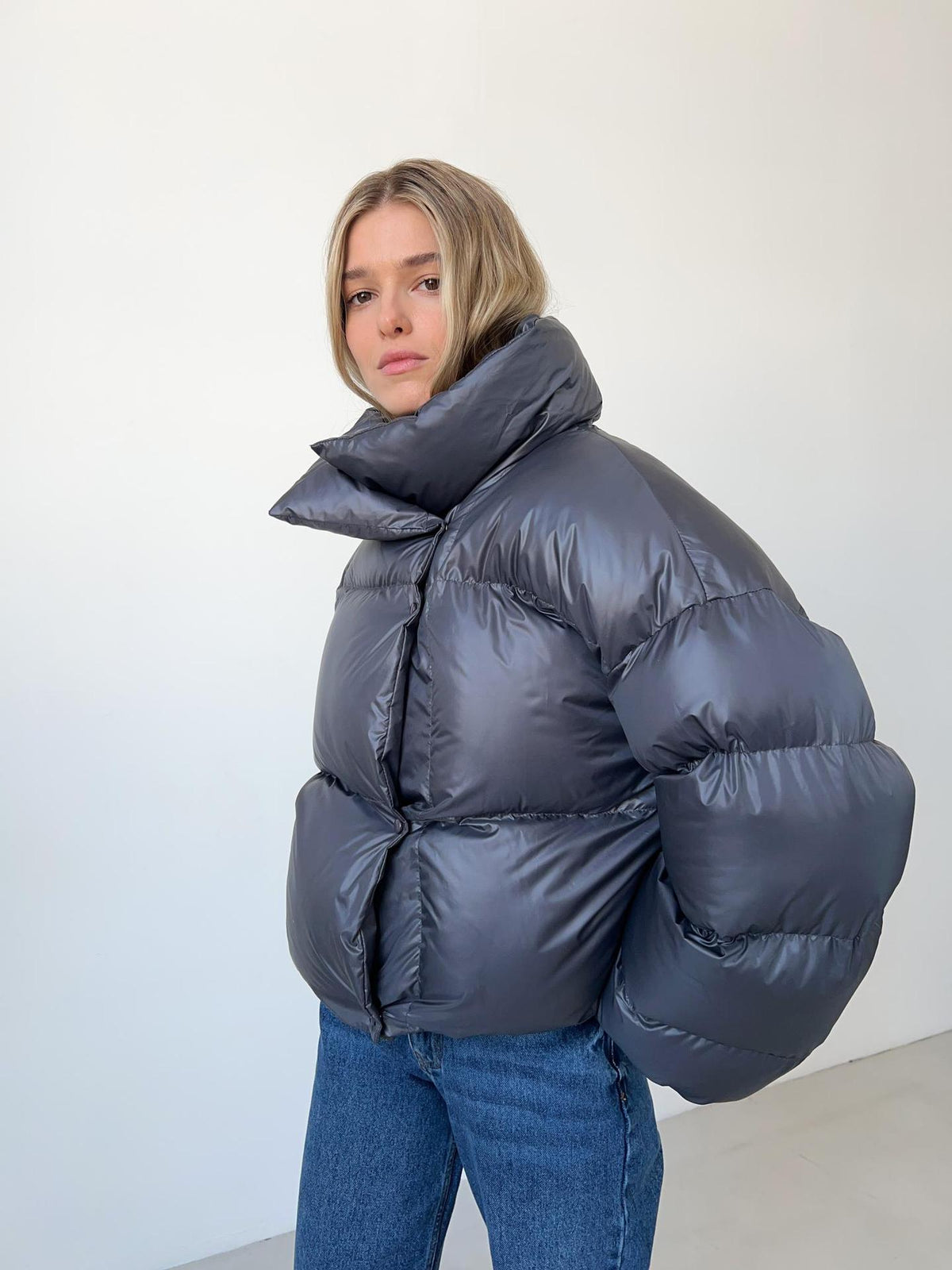 Trendy Puffer Jacket/Padded Coat - Street Style Short Hooded Puffer Jacket
