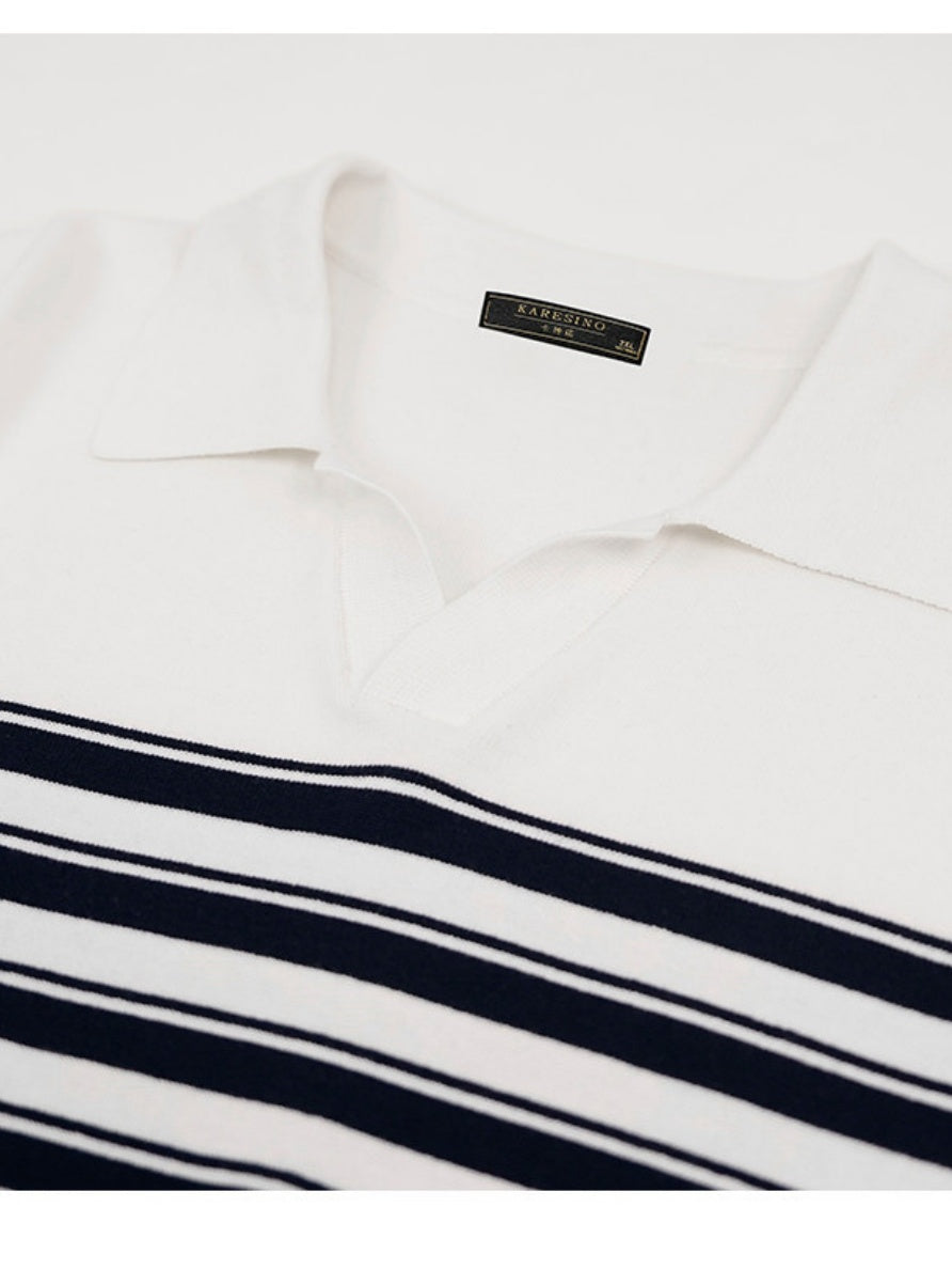 Stripes Old Money Style Polo Shirts