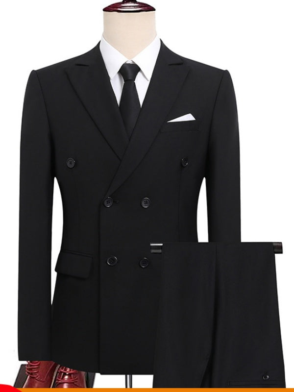 Business Slim-fit Suit Set 2-piece Sets