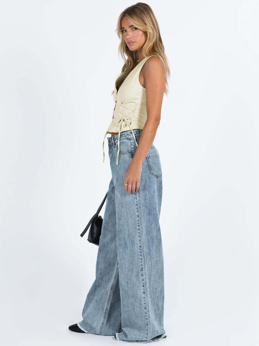 Liber Summer Women's Old Jeans