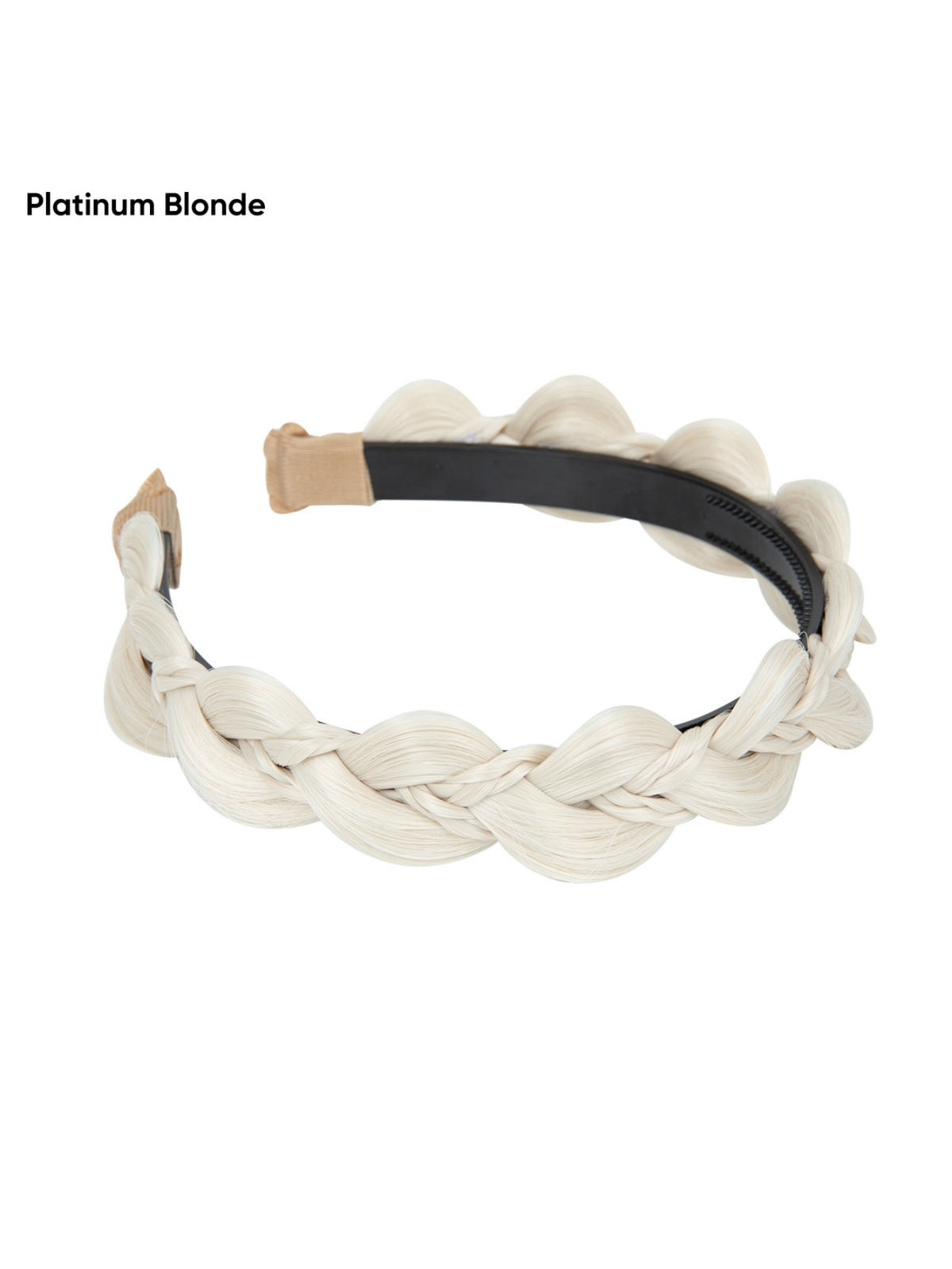 Braided Headband, Wide-brimmed Three-strand Sandwich Wig