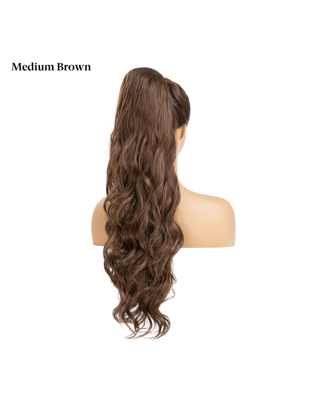 Water Ripple Drawstring Style High-temperature Synthetic Fiber Long Curly Hair