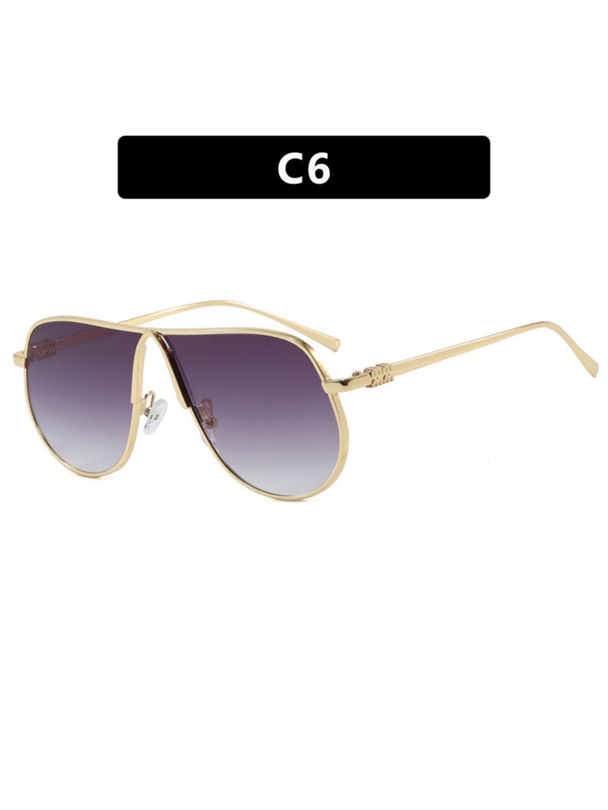 Full-rimmed Aviator Sunglasses