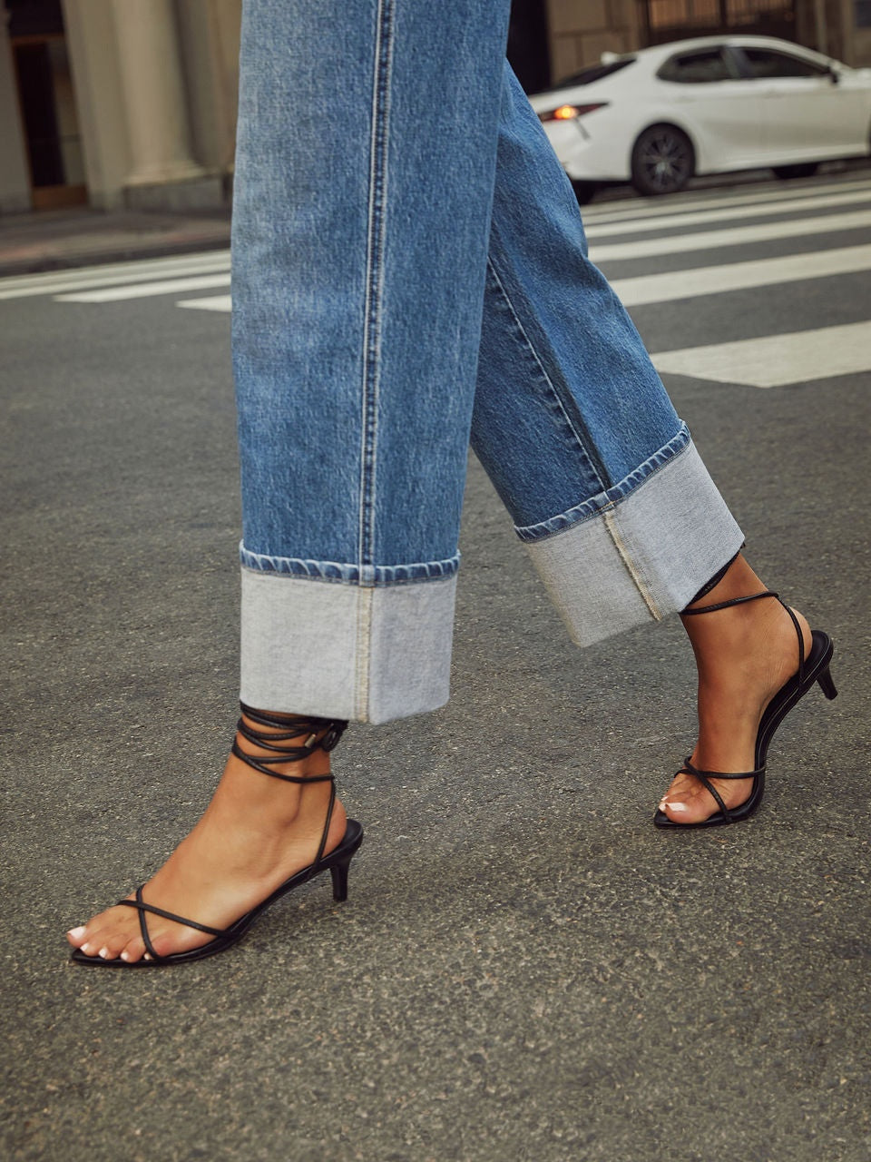Liber Spring Women's Old Jeans