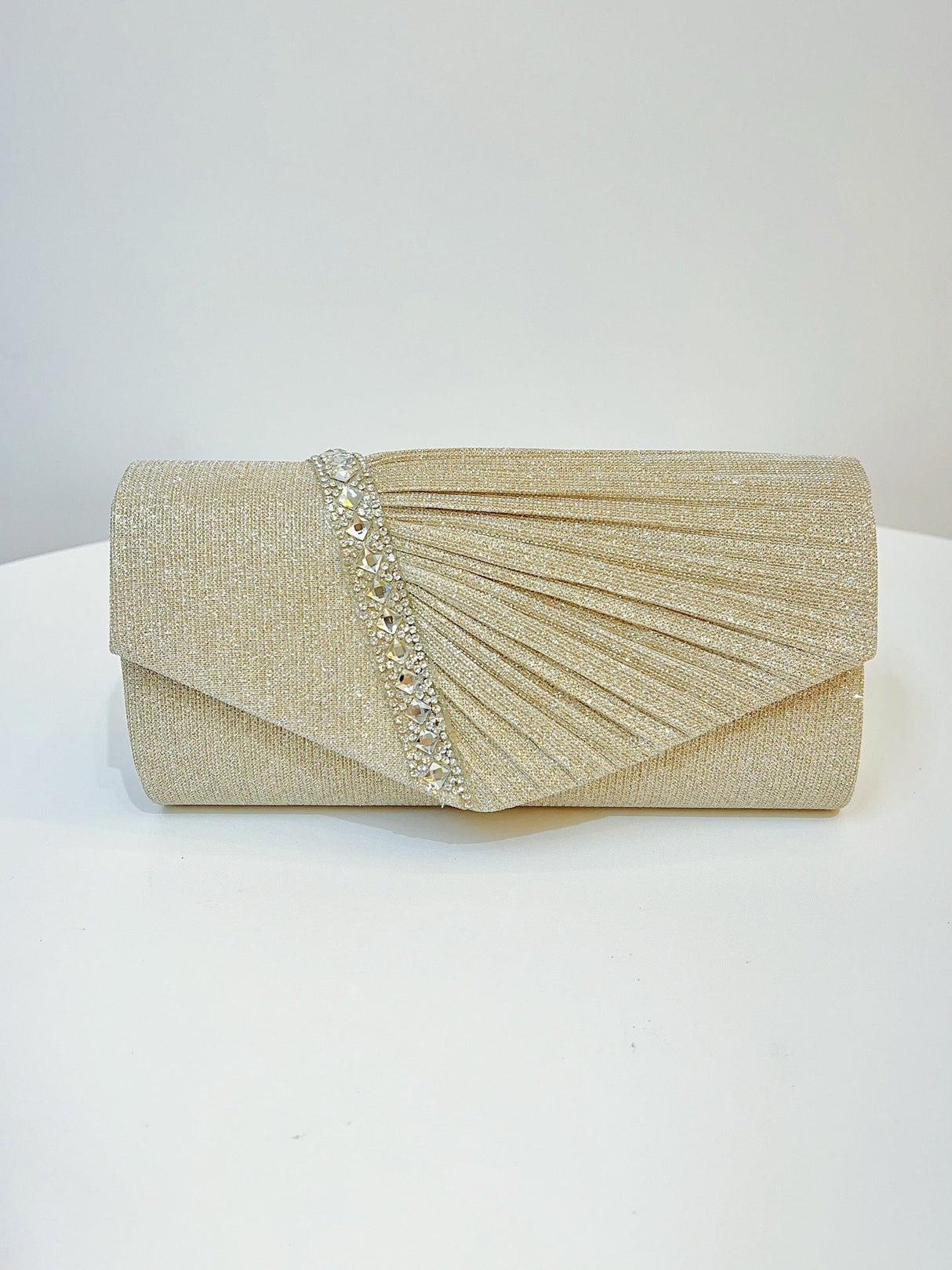 Liber Four Seasons ACC Pleated Diamond Small Square Bag