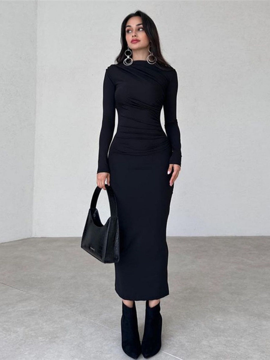 Liber Winter Women's Solid Color Solid Color Maxi Dresses