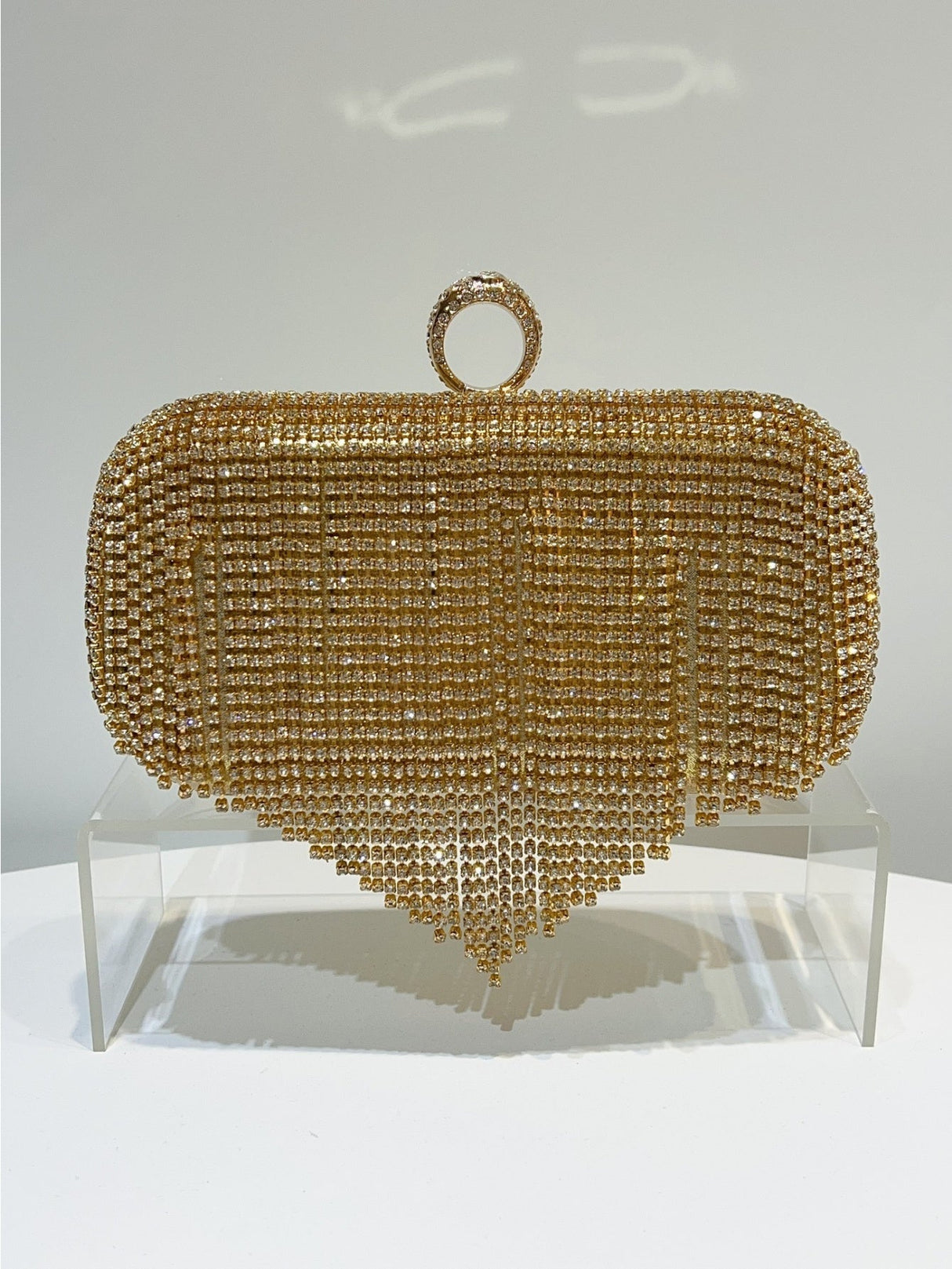 Liber Four Seasons ACC Diamond Tassel Small Square Bag