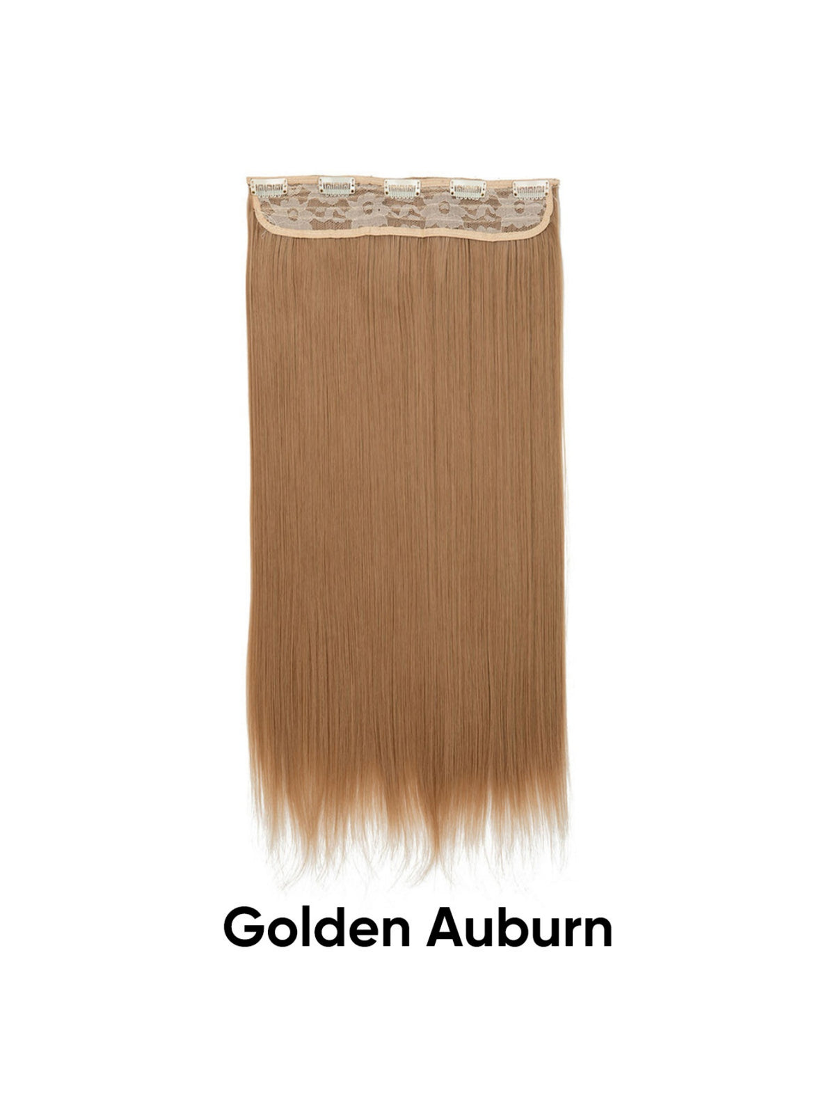Seamless, Invisible, One-piece Long Straight Wig With Fluffy Hair