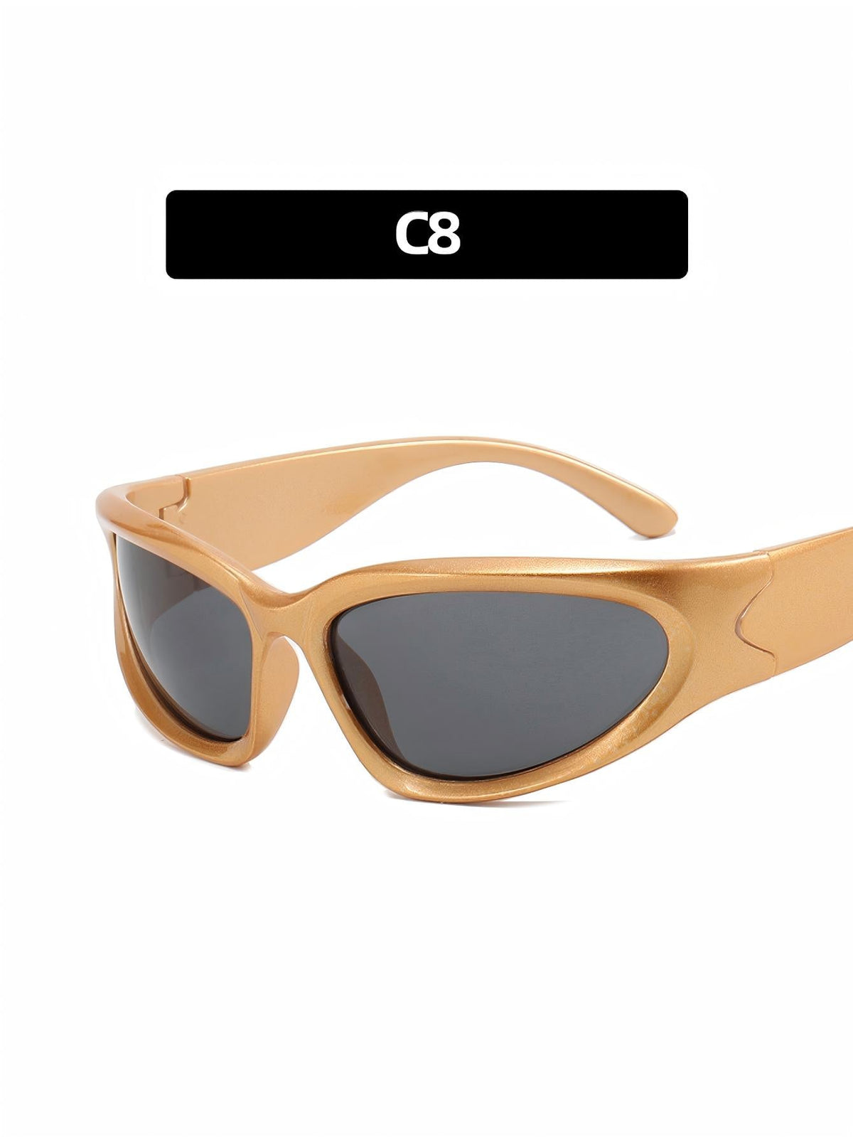 Lunettes de soleil futuristes punk