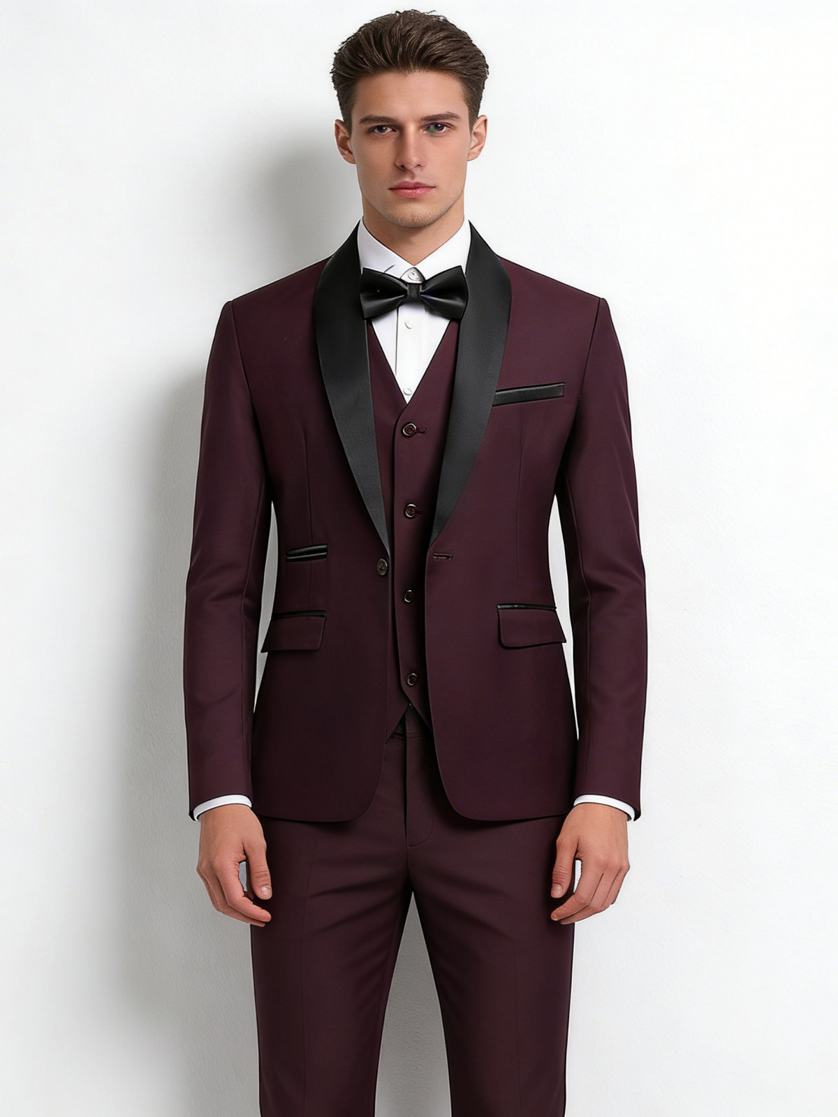 Business Leisure Suit Slim-fit Set 3-piece Sets