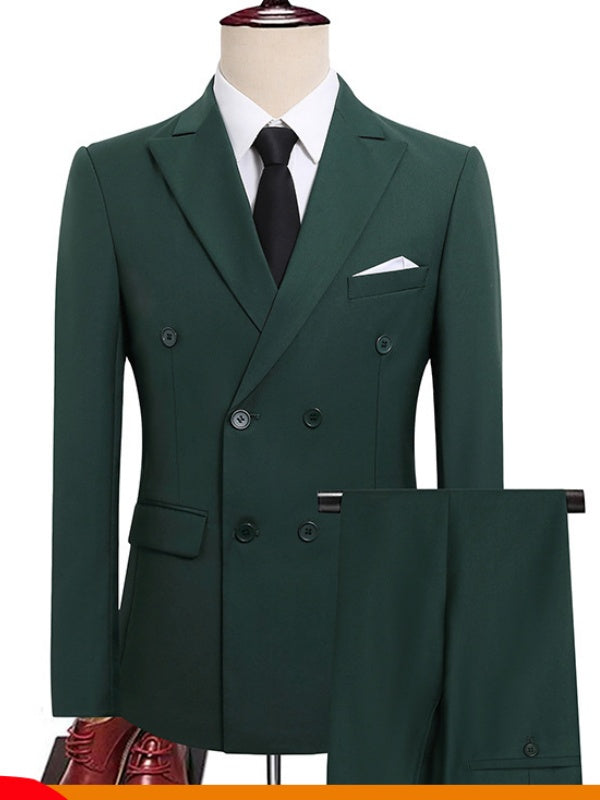 Business Slim-fit Suit Set 2-piece Sets
