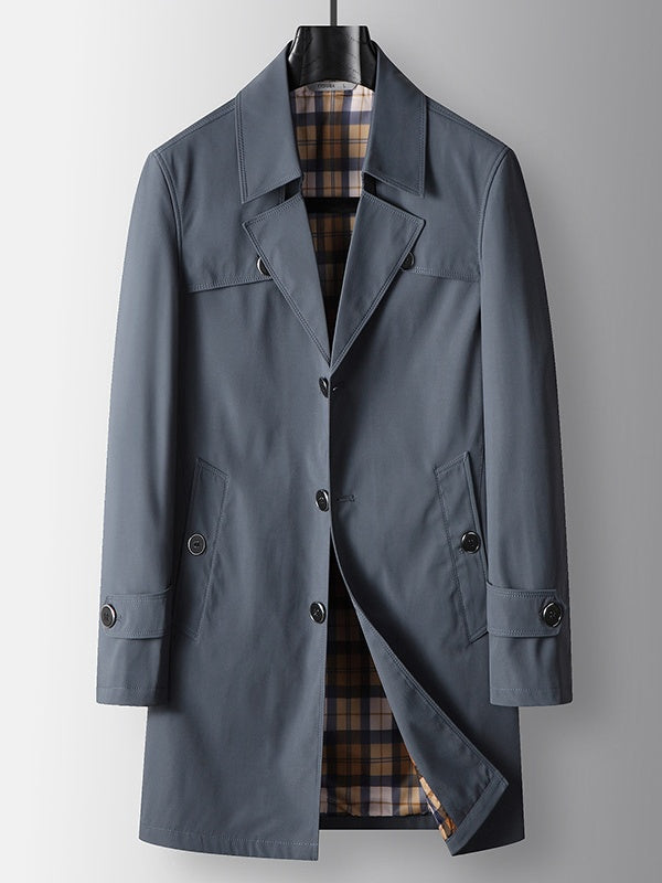 Longline Business Non-iron Leisure Trench Coats