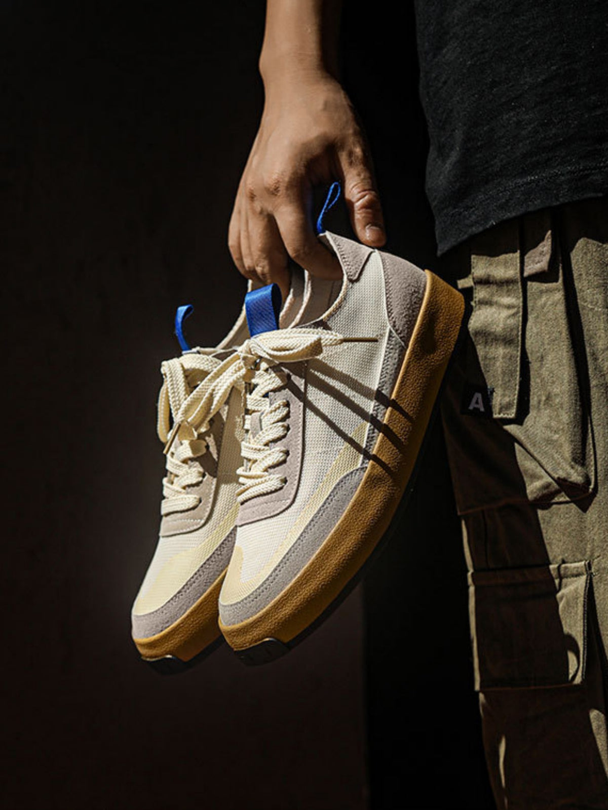 Canvas Color-blocked Sneakers