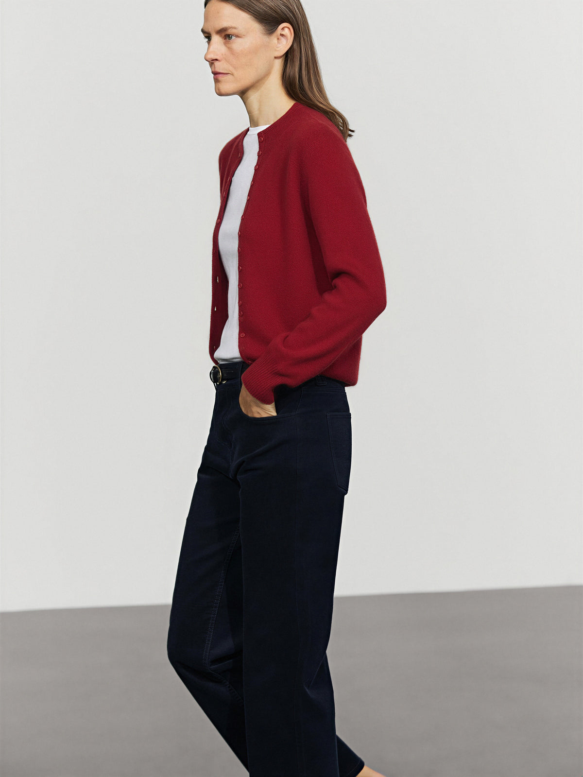 100% Cashmere Turtleneck Cardigan