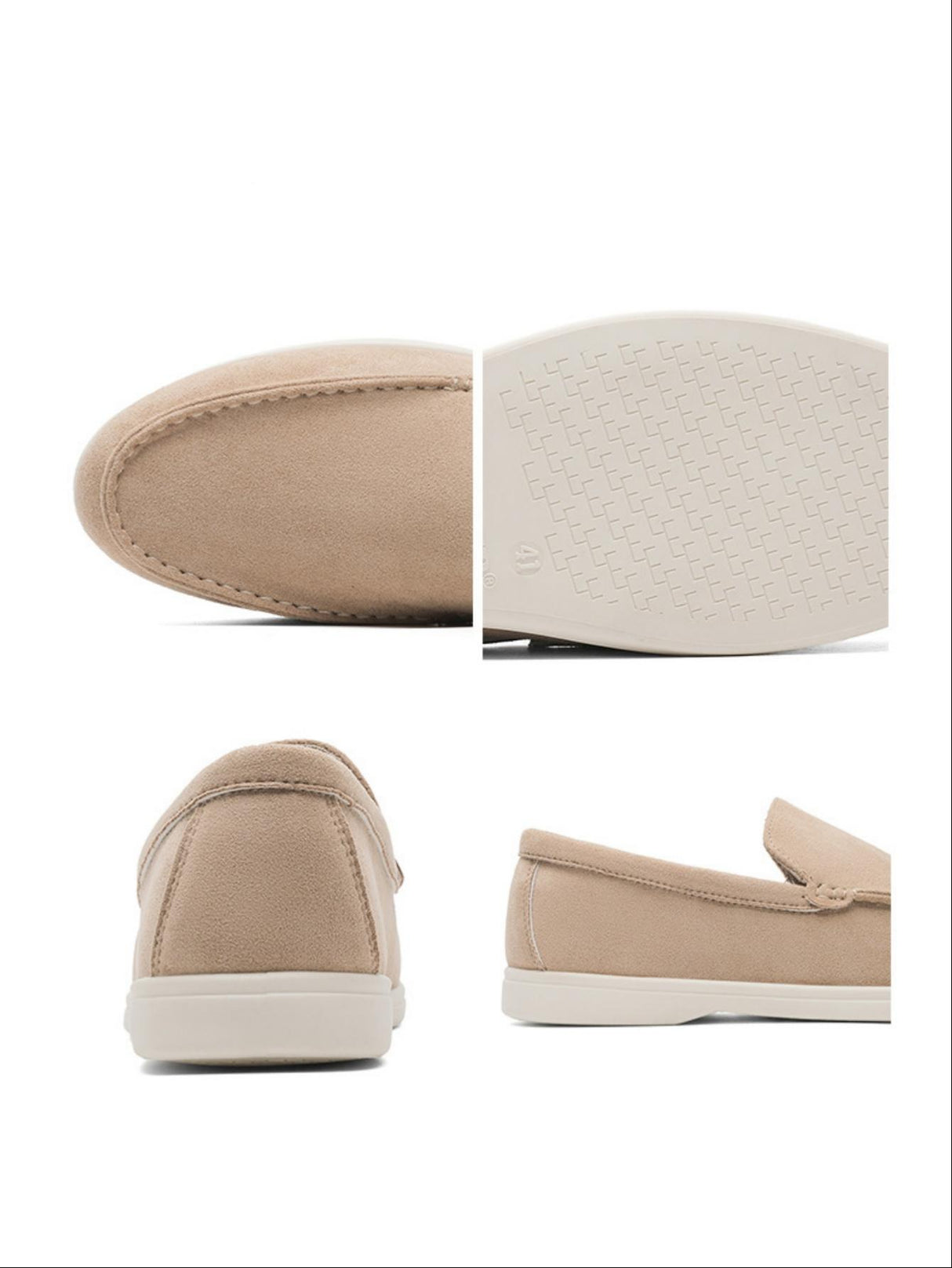 Suede Slip-on Loafers