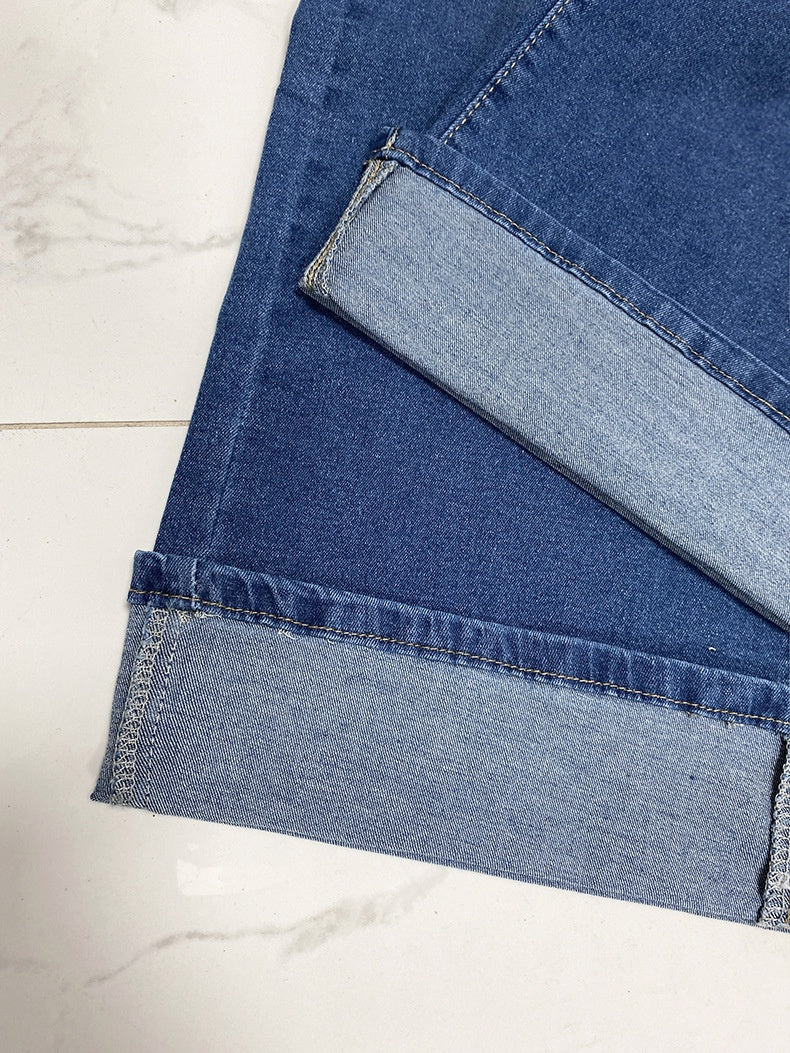 Liber Spring Women's Old Jeans