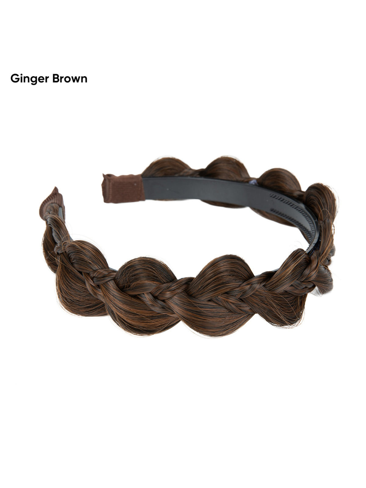 Braided Headband, Wide-brimmed Three-strand Sandwich Wig