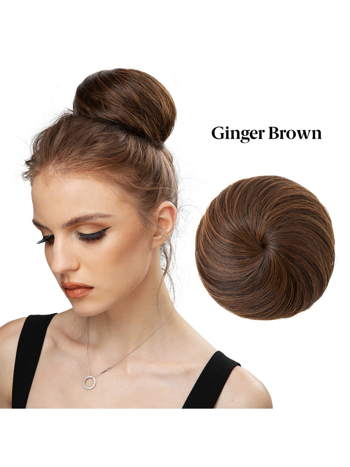 Pull-cord Bun Wig/hairpiece