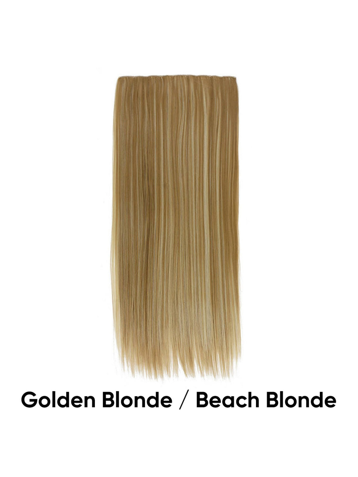 Seamless, Invisible, One-piece Long Straight Wig With Fluffy Hair
