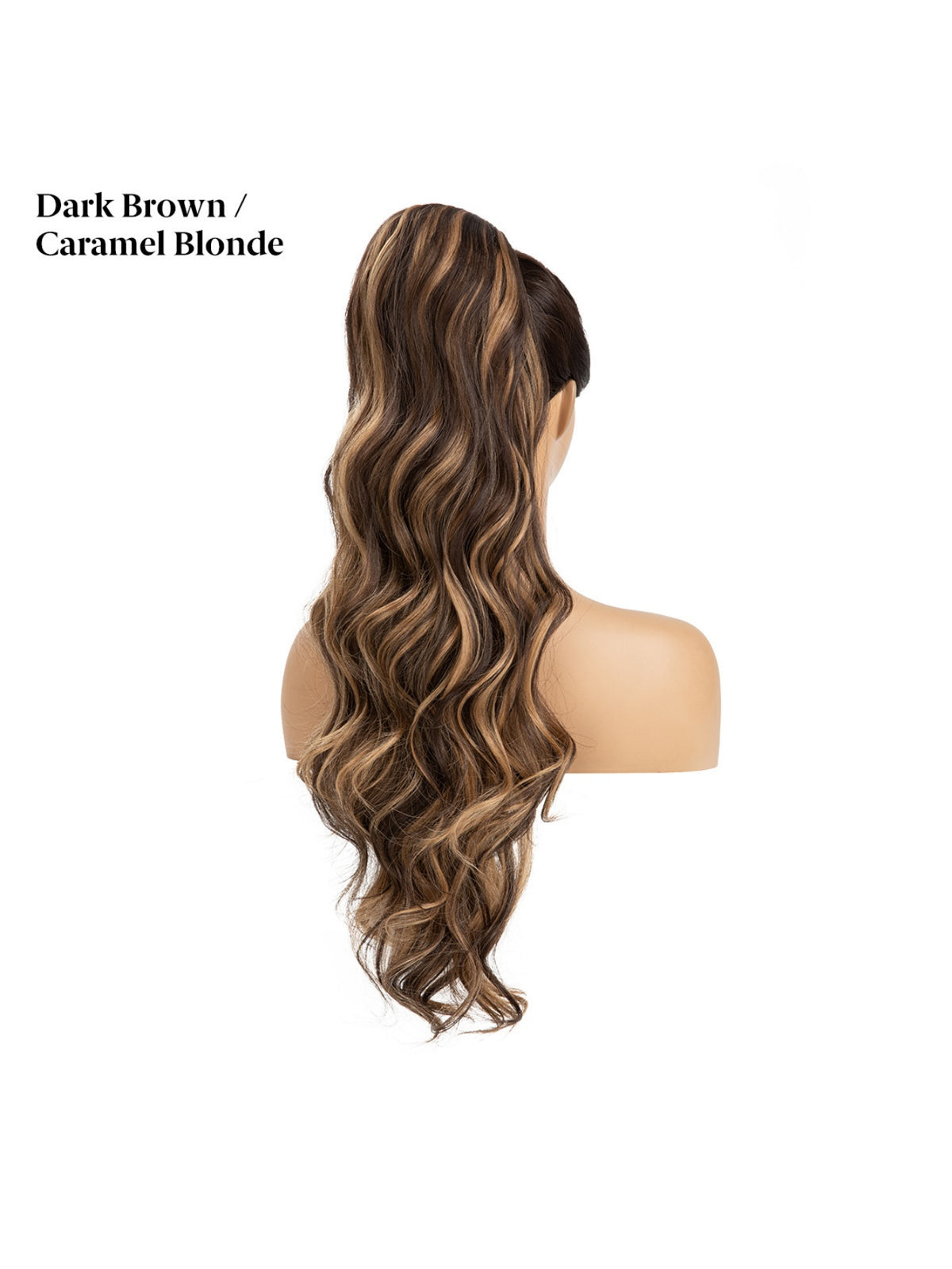 Water Ripple Drawstring Style High-temperature Synthetic Fiber Long Curly Hair
